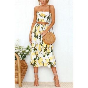 Lemon 2 piece dress